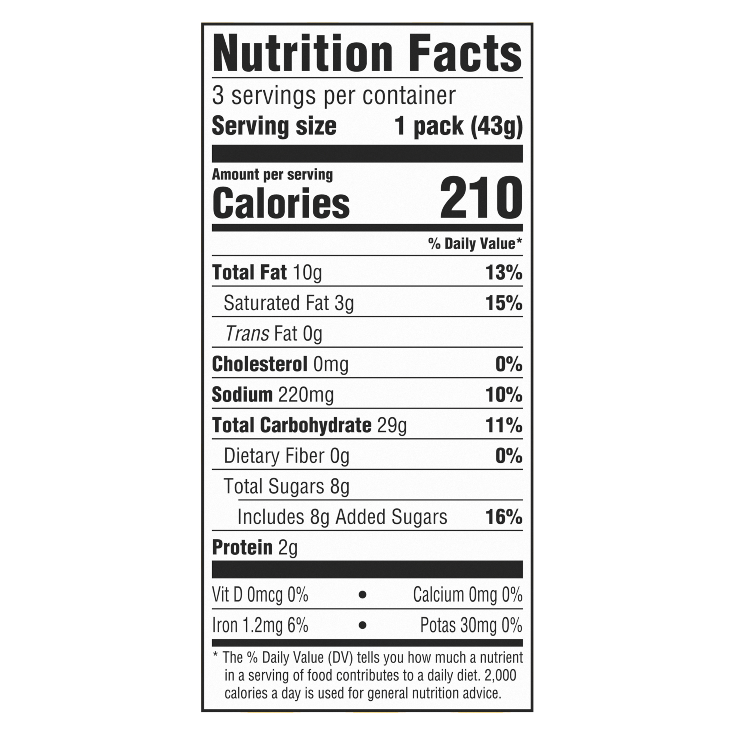 Nutrition Facts