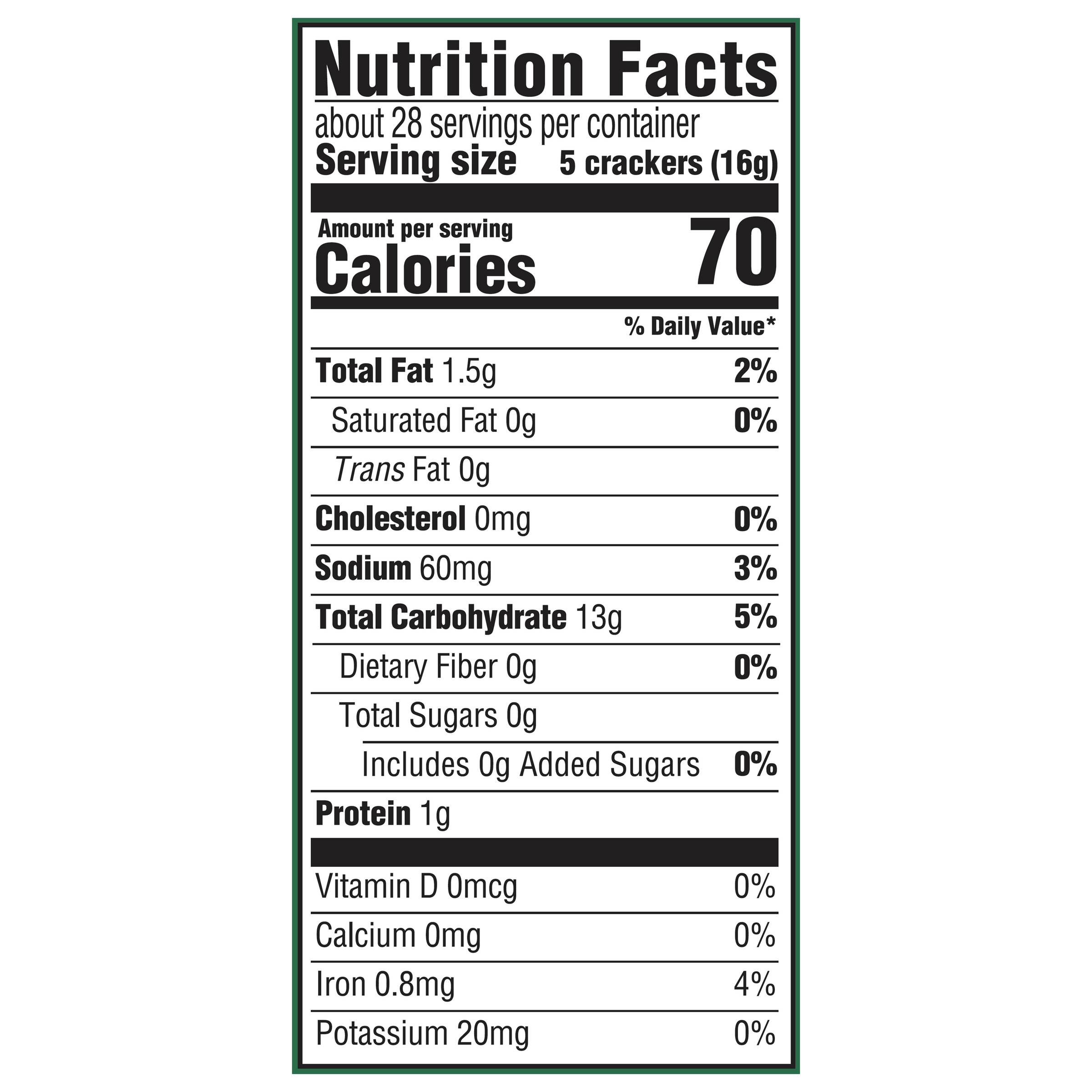 Nutrition Facts