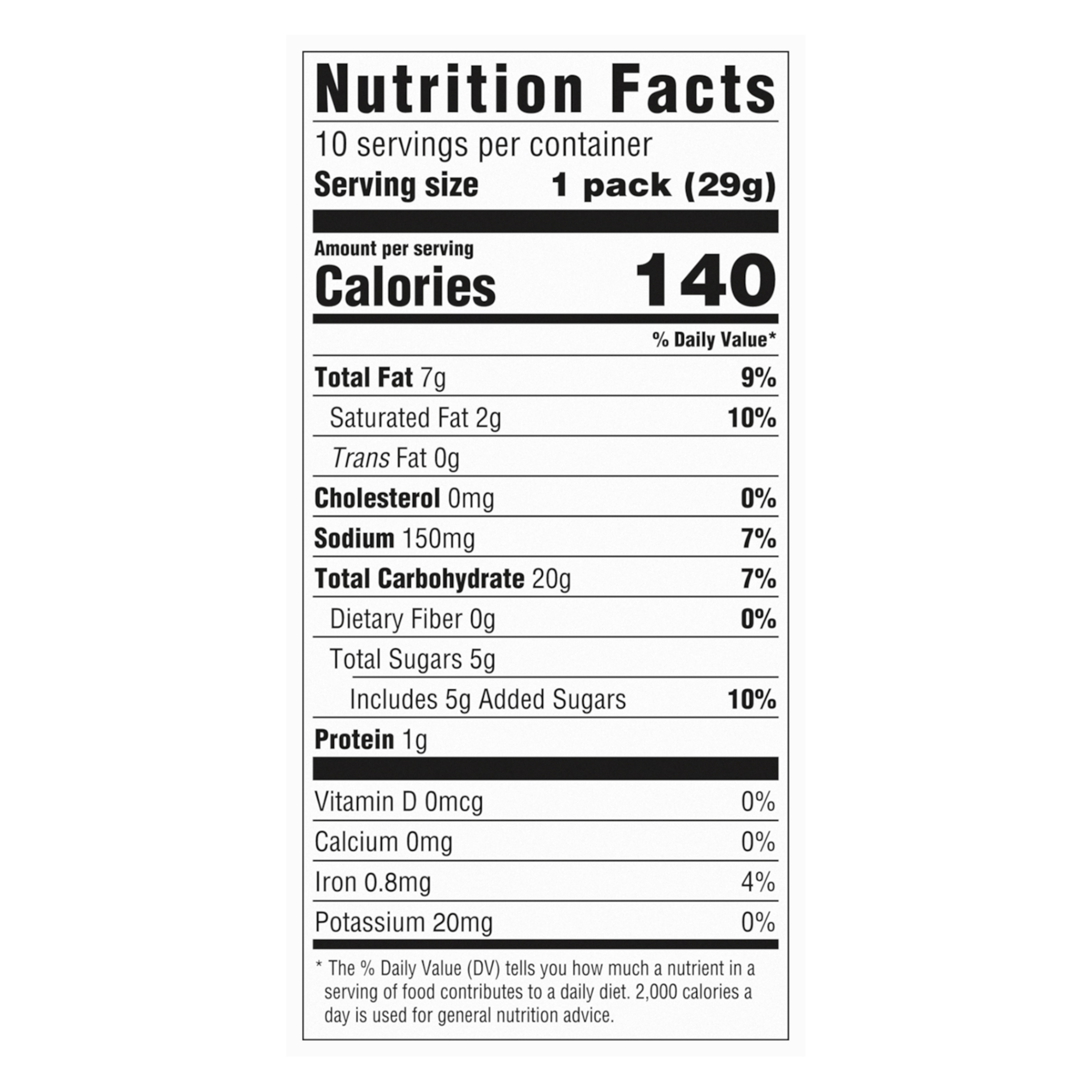 Nutrition Facts